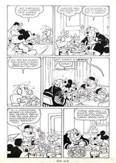 Topolino 1434 - Sergio Asteriti - Original art - Mickey Mouse - First edition (1983)