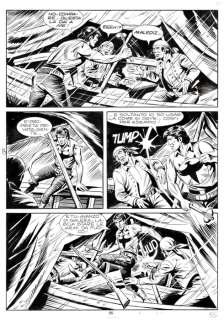 Zagor Zenith n. 215 - Tavola Originale "colpo di scena" - Loose page - First edition - (1983) | Catawiki