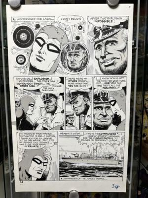 FREW - The Phantom - KEITH CHATTO - Original Comic Art Page 34 -#962 1992 - RARE | eBay Europe
