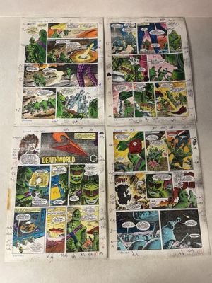 DOCTOR WHO #6 comic ART original COLOR GUIDES 4 PAGES CYBERMEN DEATHWORLD | eBay US (Buy It Now)