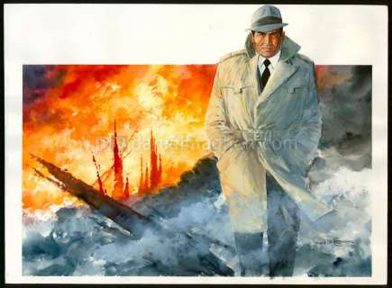 William Vance - Couverture originale de la réédition de 1997 - Sarabande à Sacramento - Bruno Brazil