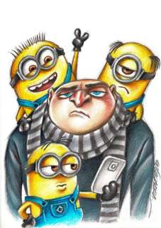 The Minions - Original Drawing - Joan Vizcarra - Original Art | Catawiki