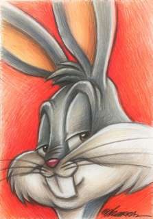 Bugs Bunny [Looney Tunes] - Original drawing by Joan Vizcarra - Original Art | Catawiki