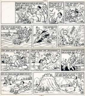 De Lustige Zwervers - Originele pagina - gag 18 - Loose page - (1958) | Catawiki