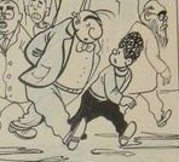 Nero - Originele pagina ’De groene Chinees’ - Met luxe album + facsimlile + mini - Oplage: 53 ex. - Gesigneerd - Hardcover - First edition - (1955/1994) | Catawiki