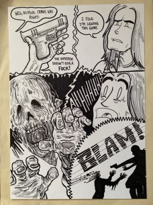 PUNKGUTS #1, Page 3 ORIGINAL ART - Signed | eBay US (Buy It Now)