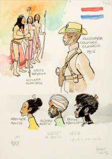 Pratt | Corto Maltese - Suite Caraïbéenne Encre de Chine et aquarelle pour | Millon