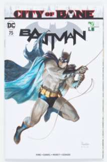 Paolo Rivera Batman #75 Sketch Cover Variant Original Art (DC, 2019) CGC Signature Series NM/MT 9.8 White pages. -