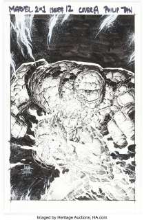 Tan, Philip - Philip Tan Marvel 2-in-One #12 Variant Cover Original Art (Marvel, 2019)....