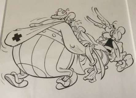 Studio Uderzo - Dessin original - Astérix et Obélix | Catawiki