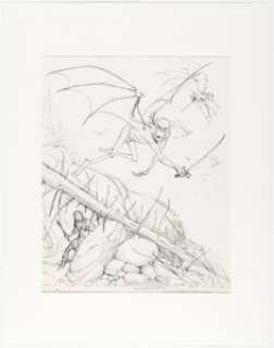 Daniel Horne - Berbalang Illustration Original Art (1988). | Heritage