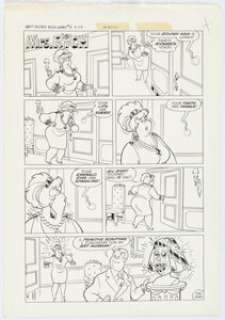 Warren Kremer (attributed) Richie Rich Gems #1 Mrs. Rich Complete 1-Page Story Original Art (Harvey, 1974). | Heritage