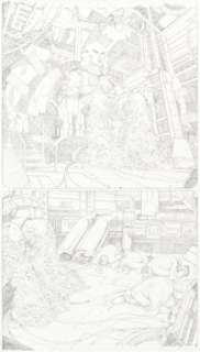 Garri Gastonny Warren Ellis’ Supergod #1 Story Page 8 Original Art (Avatar Press, 2010). | Heritage