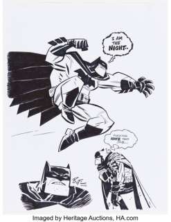 Bruce Timm - Dark Knight Illustration Original Art (2022). | Heritage