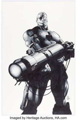 Mike Deodato Jr. Cable and X-Force #1 Variant Cover Original Art (Marvel, 2013). | Heritage