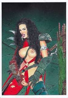 Heavy Metal - Original drawing of Julie Strain portrayed as F.A.K.K. 2