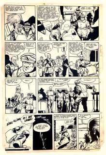 Paape, Eddy - Jean Valhardi / Jan Kordaat - Planche originale (p.15) - Le Rayon Super-Gamma / De Super Gamma-Straal - (1954) | Catawiki