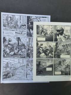 Magasin général T3 - Planche crayonnée + planche originale (p.33) - Les hommes - (2007) | Catawiki