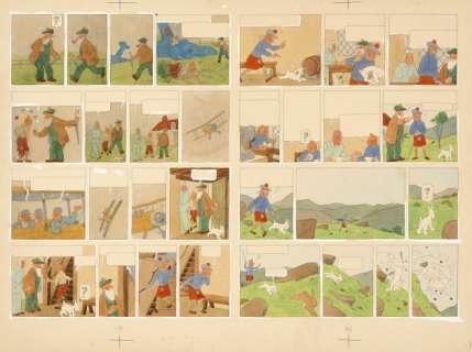 Hergé (Georges Remi Dit) & Alice Devos | L’ÃŽle noire | Artcurial