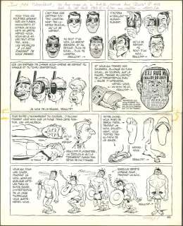Marcel Gottlieb Dit Gotlib | Marcel Gottlieb dit Gotlib, Dingo Dossiers (2 pages, histoire complète / 2 pages complete storie), 1967 | BYDealers