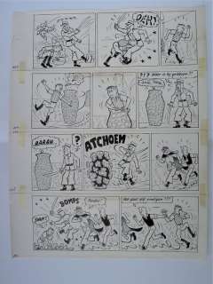 Piet Pienter en Bert Bibber 12 - Originele pagina (strook 103/104/105/106) - Storm over Akhabakhadar - (1959) | Catawiki