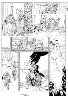 Francesco Trifogli - tavola originale "Le feu de Thesee" - Loose page - (2019) | Catawiki