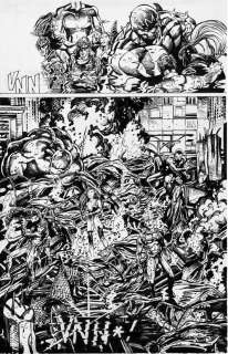 Barry Windsor-Smith | WILDSTORM RISING #1 PG 23 SPLASH | Black Line Fever