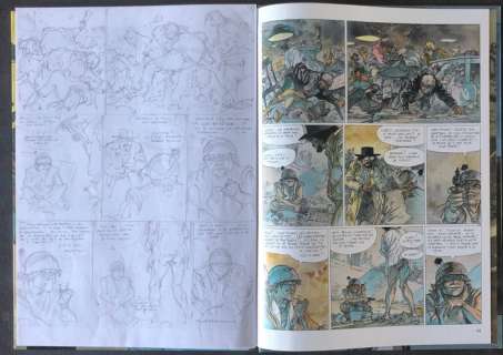 Hermann - Planche originale crayonnée - Jérémiah T24 - Le Dernier Diamant - (2003) | Catawiki