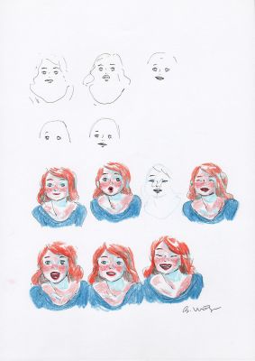 Bastien Vivès | Nei miei occhi (Dans mes Yeux) n.2 | Tavole Originali