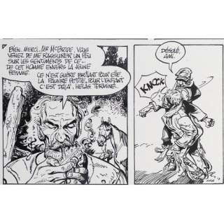 FRANZ Lester Cockney Mise au poing planche originale 19 | YakaBD