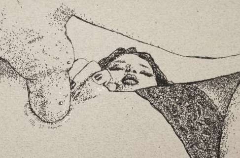 H. Faller - 2x Original Erotic Artworks Signed - Loose page | Catawiki