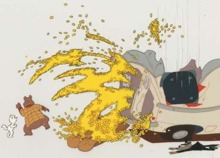 Marten Toonder Studio’s - uit "Als je begrijpt wat ik bedoel" - Tom Poes & Heer Bommel - 2 original film cells and 2 original line drawings (pencil) - (1982) | Catawiki