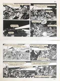 Magnus, I Briganti 23A e 23B - doppia tavola originale - Loose page - First edition - (1987) | Catawiki