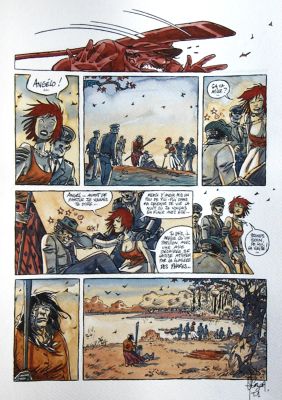 Gilles Cazaux | Le grand Large – TOME 1 – Planche originale – Page 45 | Zic et Bul