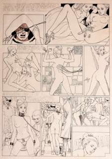 Les Malheurs de Janice - Planche originale n°4 - Tome 2 - Format: 50 x 70 cm. - (1989) | Catawiki