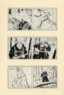 Hugo Pratt (1927-1995) | Jesuit Joe, planche de 3 strip, 1978 | Fauve Paris