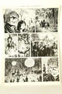 Servais | L’Almanach, planche n°8 Ã  l’encre de Chine de l’… | Banque Dessinée