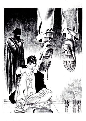 Angelo Stano | copertina Dylan Dog n.169 “Lo Specchio dell’anima” | Tavole Originali