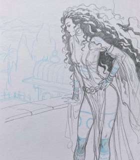 Mirallès, Ana - Dessin original - Djinn au palais des désirs - (2010) | Catawiki