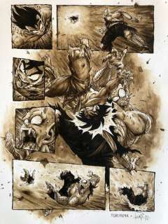 Original Coffee Painting - DRAGON BALL PAGE - Original Art (2020) | Catawiki