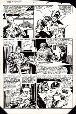 John Buscema - The Avengers #261 p.15