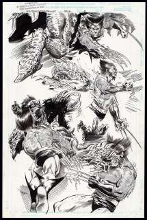 Michael Dutkiewicz and Jimmy Palmiotti - Wolverine Doombringer #1 Splash Art