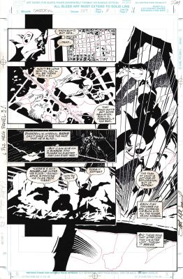 Scott McDaniel | Daredevil #329 Fall from Grace Part #3 p.8 | Tavole Originali