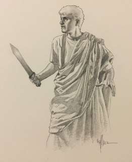 Alex Senator - Dessin original au crayon - (2019) | Catawiki