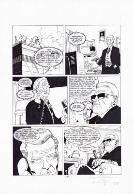Giancarlo Alessandrini | Il Mistero delle Nuvole Parlanti p.27 | Tavole Originali