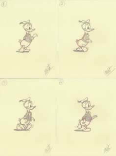 Donald Duck - Original Drawing Sketches - Millet | Catawiki