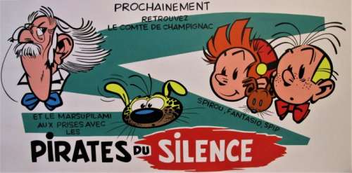 Frisano, Thomas - Dessin original couleur Acrylique - Hommage Ã  Franquin - Spirou & Fantasio | Catawiki