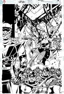 Val Semeiks - Jla: Incarnations #3 Cover (Black Canary & Green Arrow) 2001