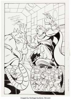 Ken Mitchroney And Dave Garcia | Teenage Mutant Ninja Turtles Adventures #4 Cover Original Art (Archie, 1989).... | Heritage