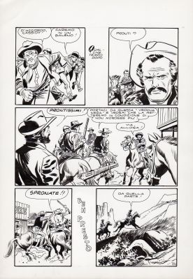 Leone Frollo | La Vedova Nera Episodio n.2 p.14 | Tavole Originali